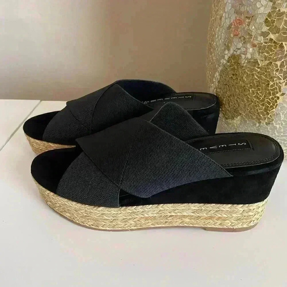 Steven By Steve Madden Kaycee Leather Wedge Sandal - Picture 7 of 9